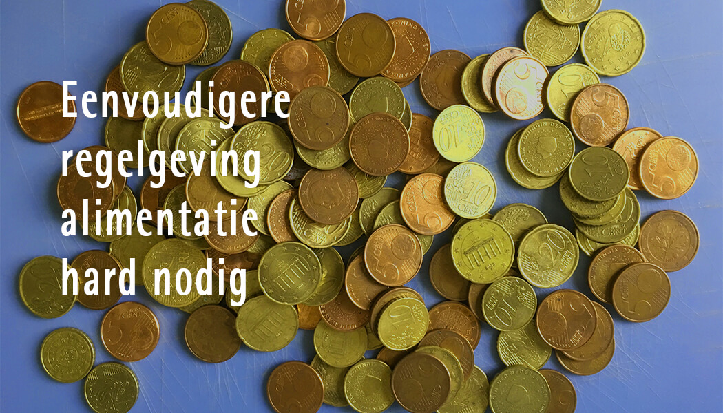 eenvoudigere regelgeving alimentatie hard nodig