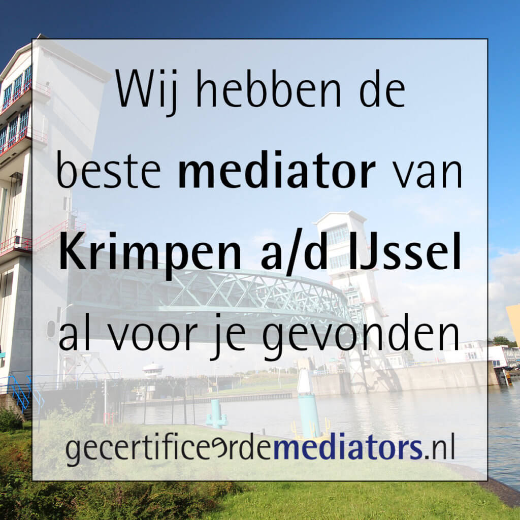 mediator krimpen aan den ijssel echtscheiding