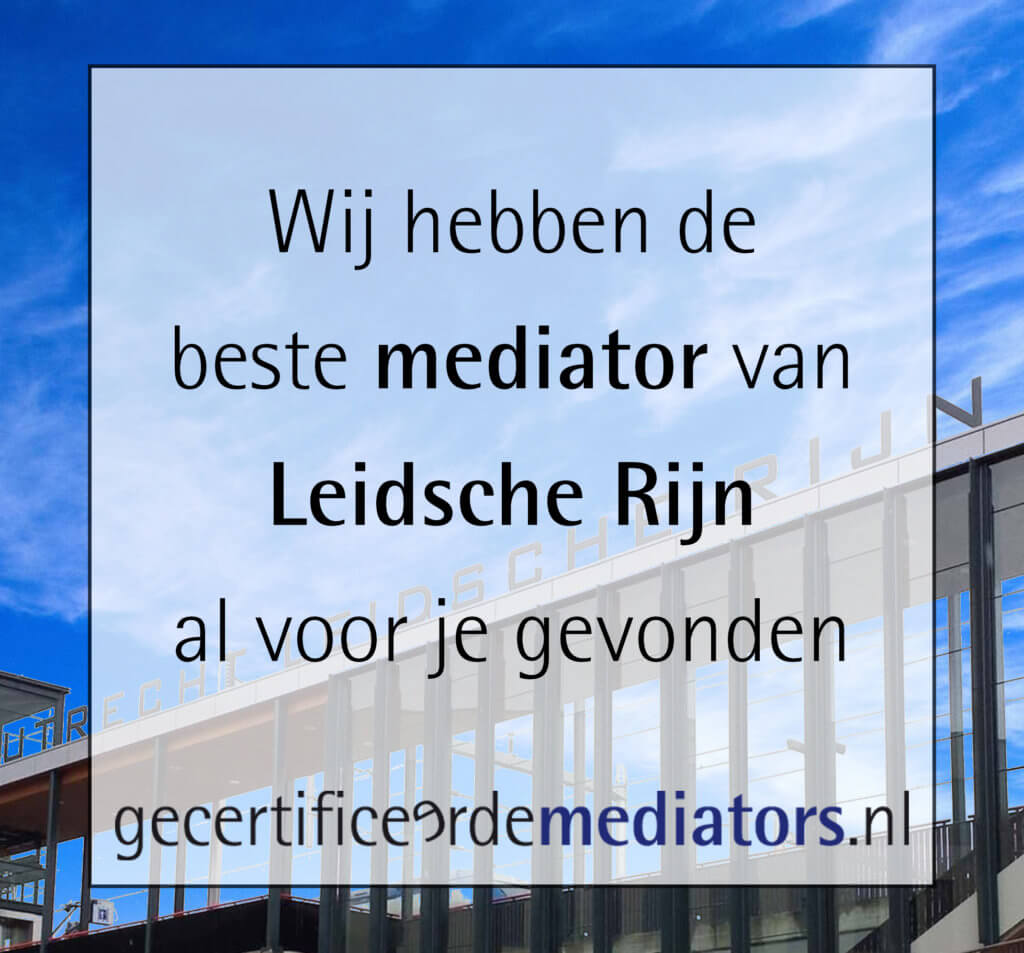 mediator leidsche rijn echtscheiding