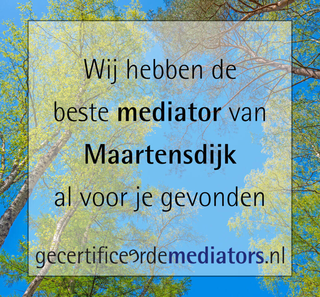 mediator maartensdijk echtscheiding