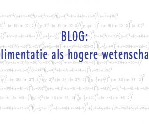 Alimentatie als hogere wetenschap