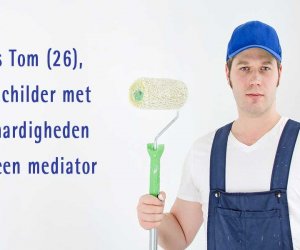 Tom (26), huisschilder met de vaardigheden van een mediator