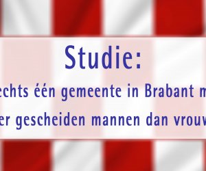 Studie: Slechts één gemeente in Brabant waar meer gescheiden mannen dan vrouwen wonen